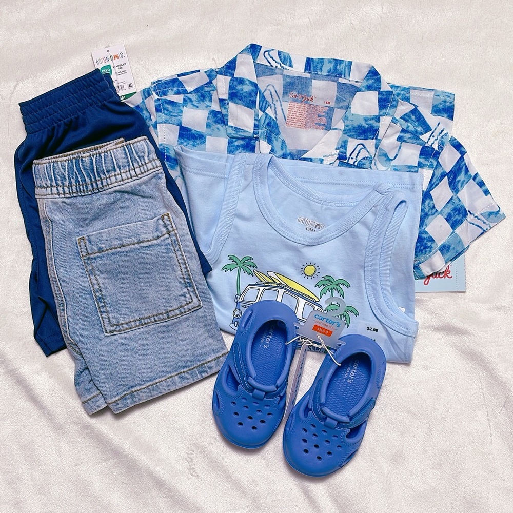 NWT Bundle of boys 18m clothes with shoes
